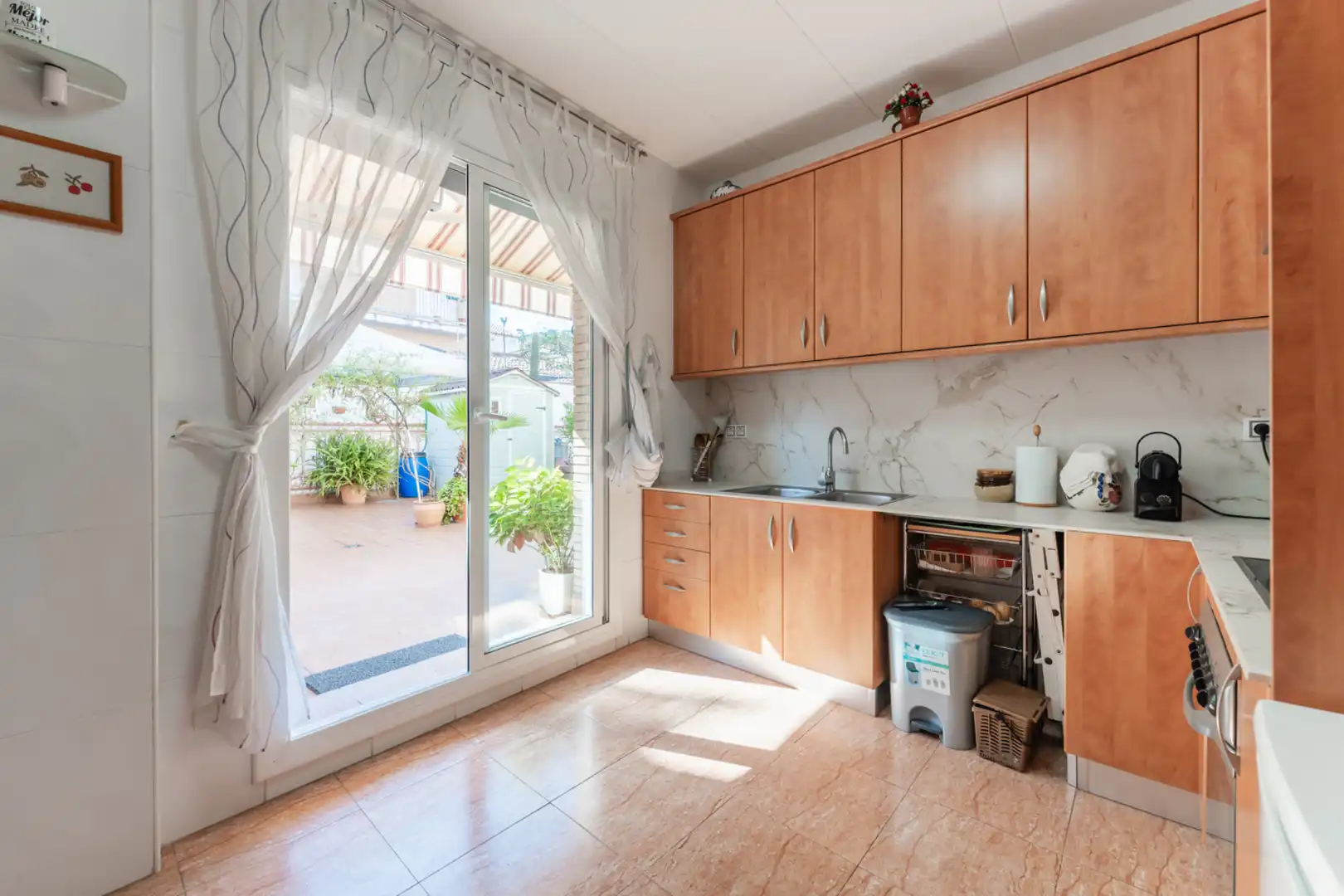Cocina de Planta baja en venta en Mollet del Vallès con Aire acondicionado, Calefacción y Terraza