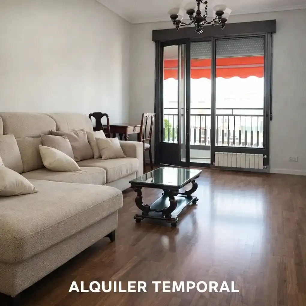 Sala d'estar de Pis de lloguer en Vitoria - Gasteiz amb Calefacció, Terrassa i Traster