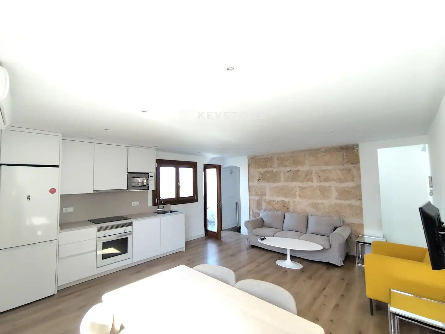 Living room of Duplexes for rent in Campanet  with Air Conditioner, Terrace and Furnished