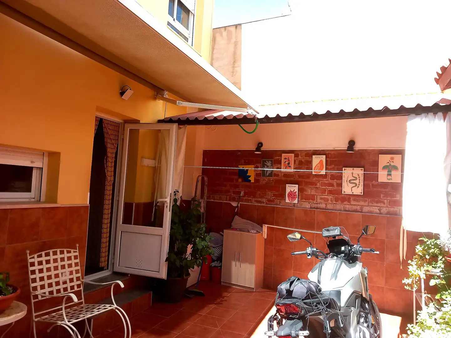 Terrassa de Casa o xalet en venda en Talavera la Real amb Aire condicionat i Moblat