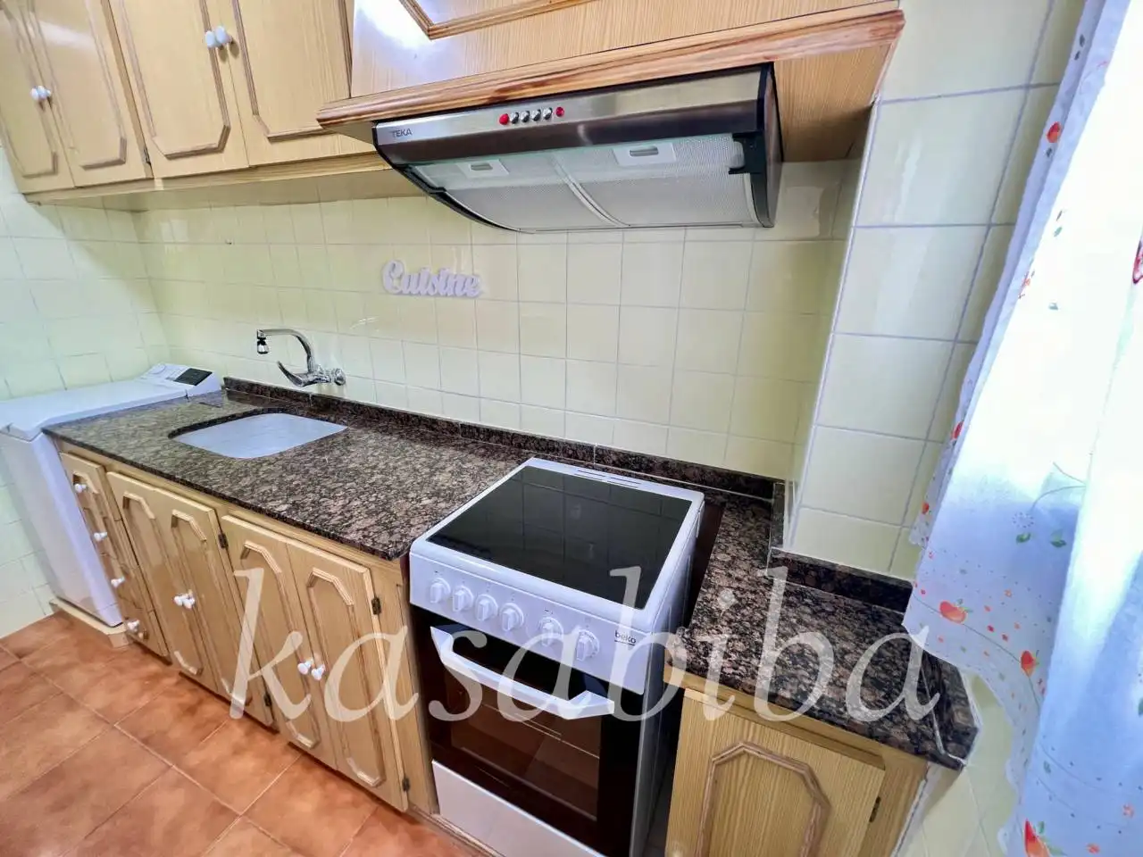 Cuina de Apartament de lloguer en Picanya amb Traster, Moblat i Balcó