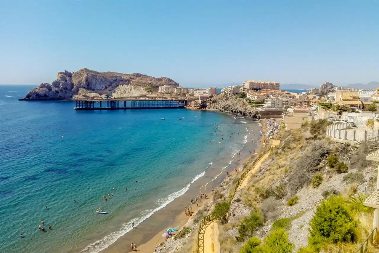 Vista exterior de Apartamento en venta en Águilas con Aire acondicionado, Terraza y Trastero