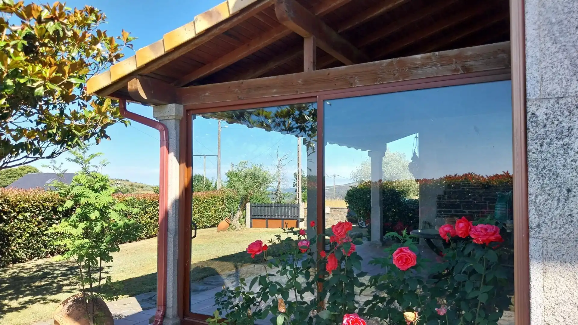 Garden of Houses for sale in Laza  with Private garden, Terrace and Furnished