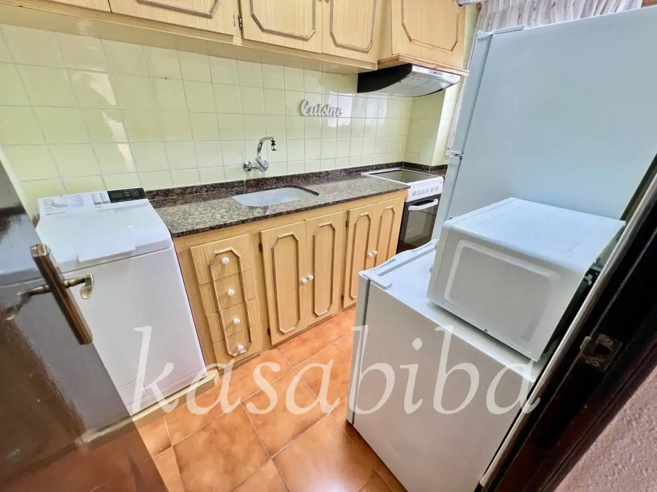 Cuina de Apartament de lloguer en Picanya amb Traster, Moblat i Balcó