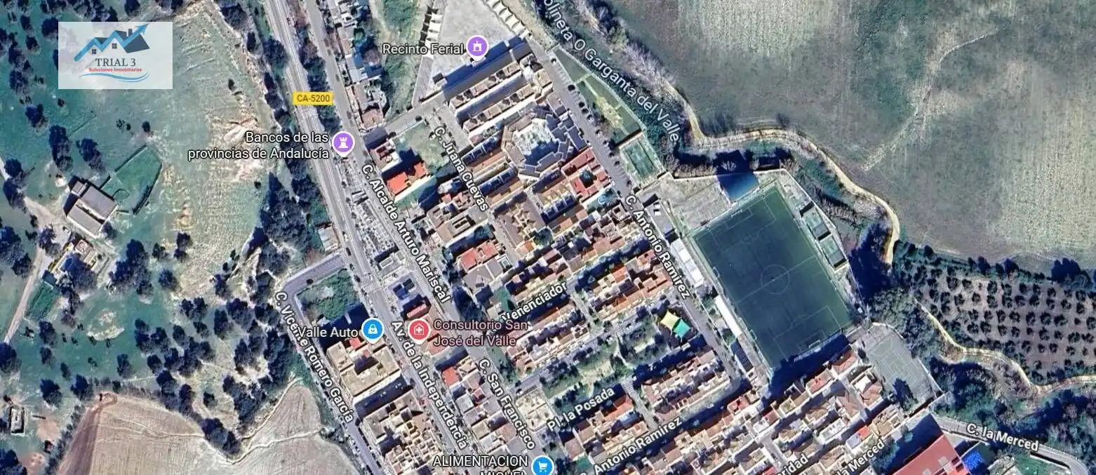 Vista exterior de Casa o xalet en venda en San José del Valle amb Jardí privat
