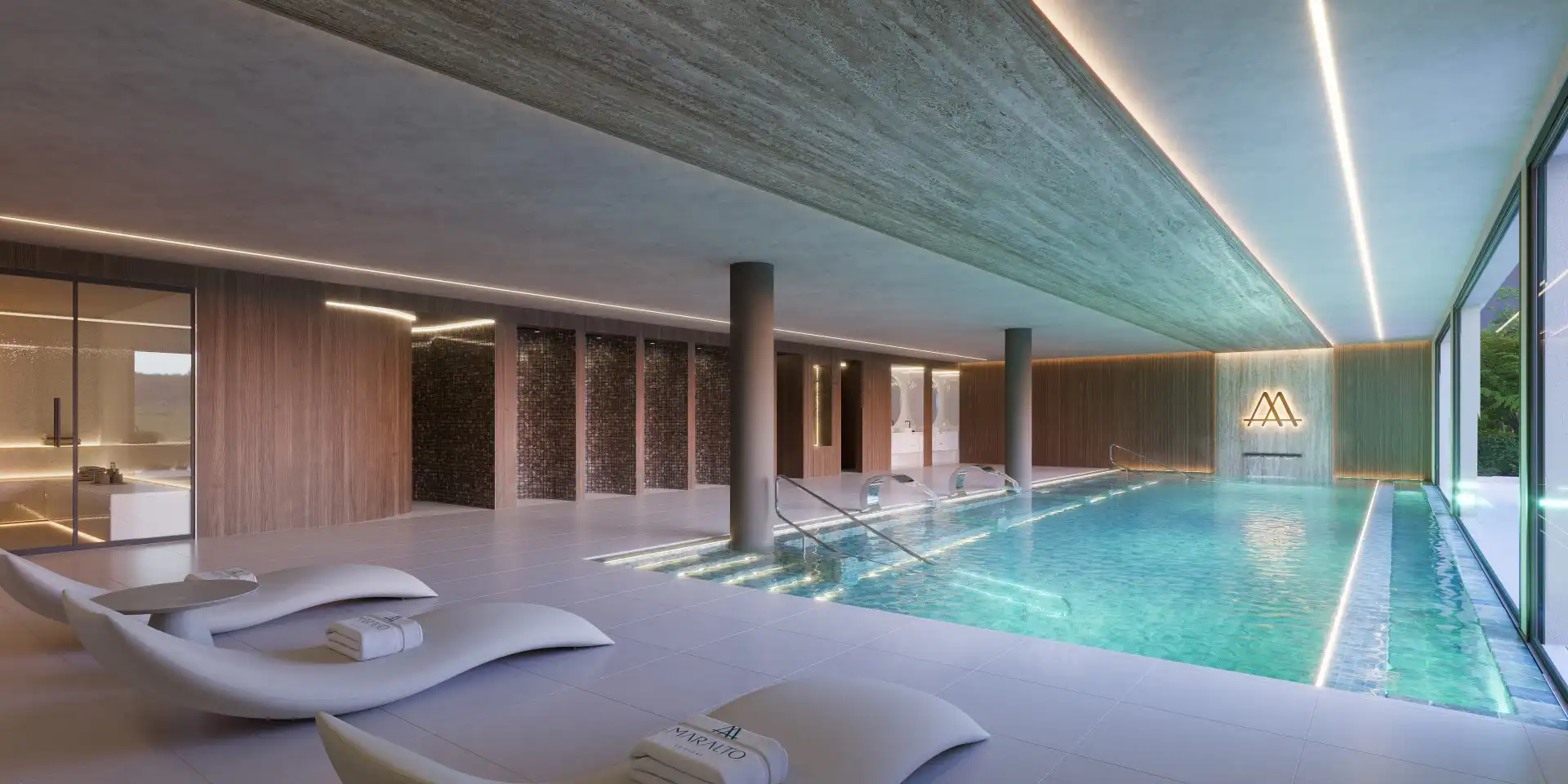 Piscina de Ático en venta en Estepona con Aire acondicionado, Terraza y Piscina