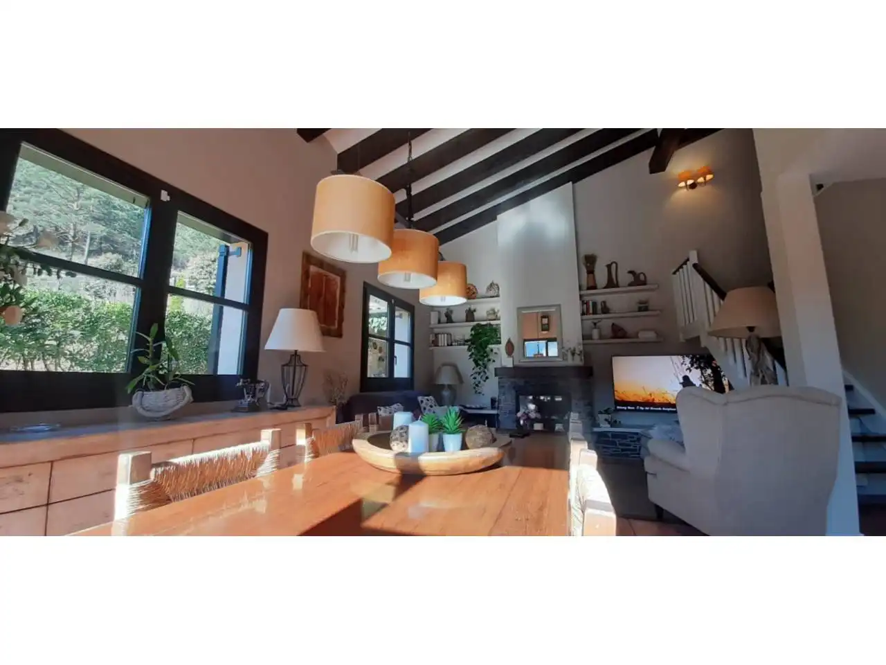 Sala de estar de Casa o chalet en venta en Castell de l'Areny con Calefacción, Jardín privado y Terraza