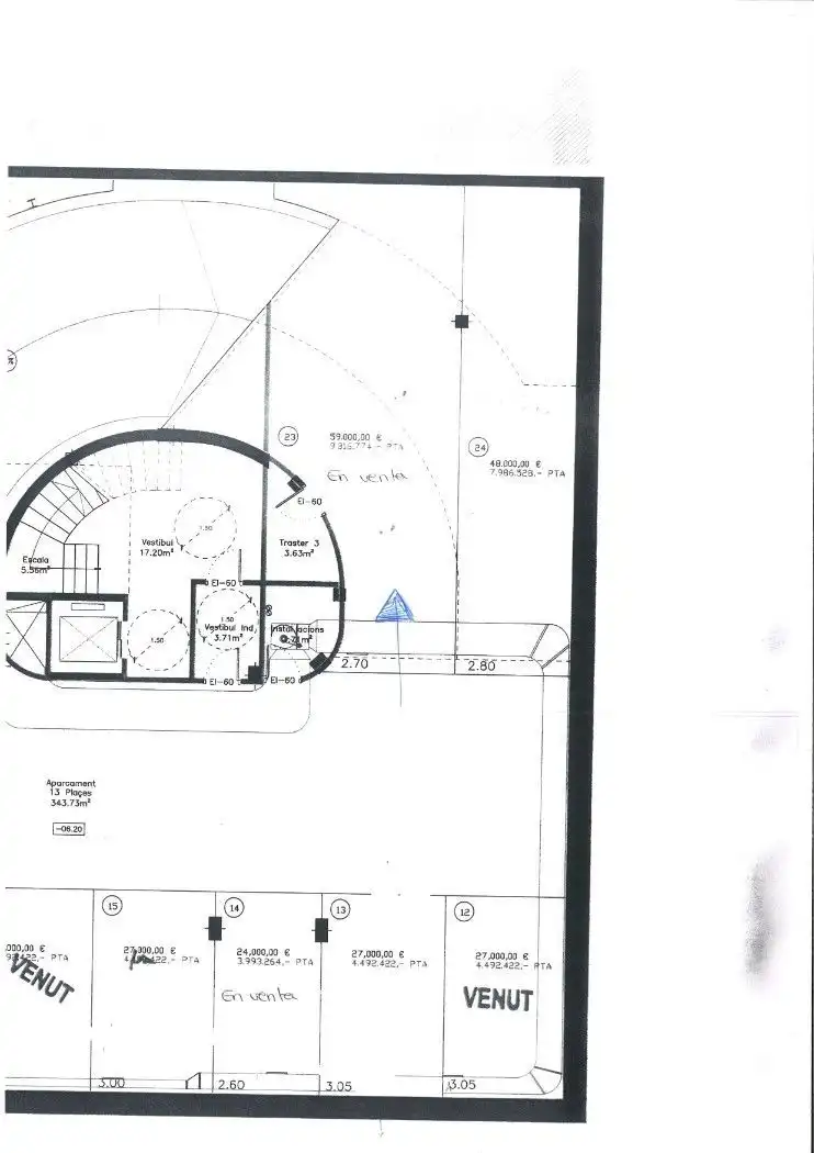 Garaje en venta en Girona