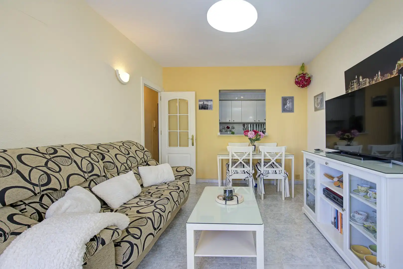 Sala de estar de Piso en venta en Torremolinos con Aire acondicionado, Terraza y Piscina