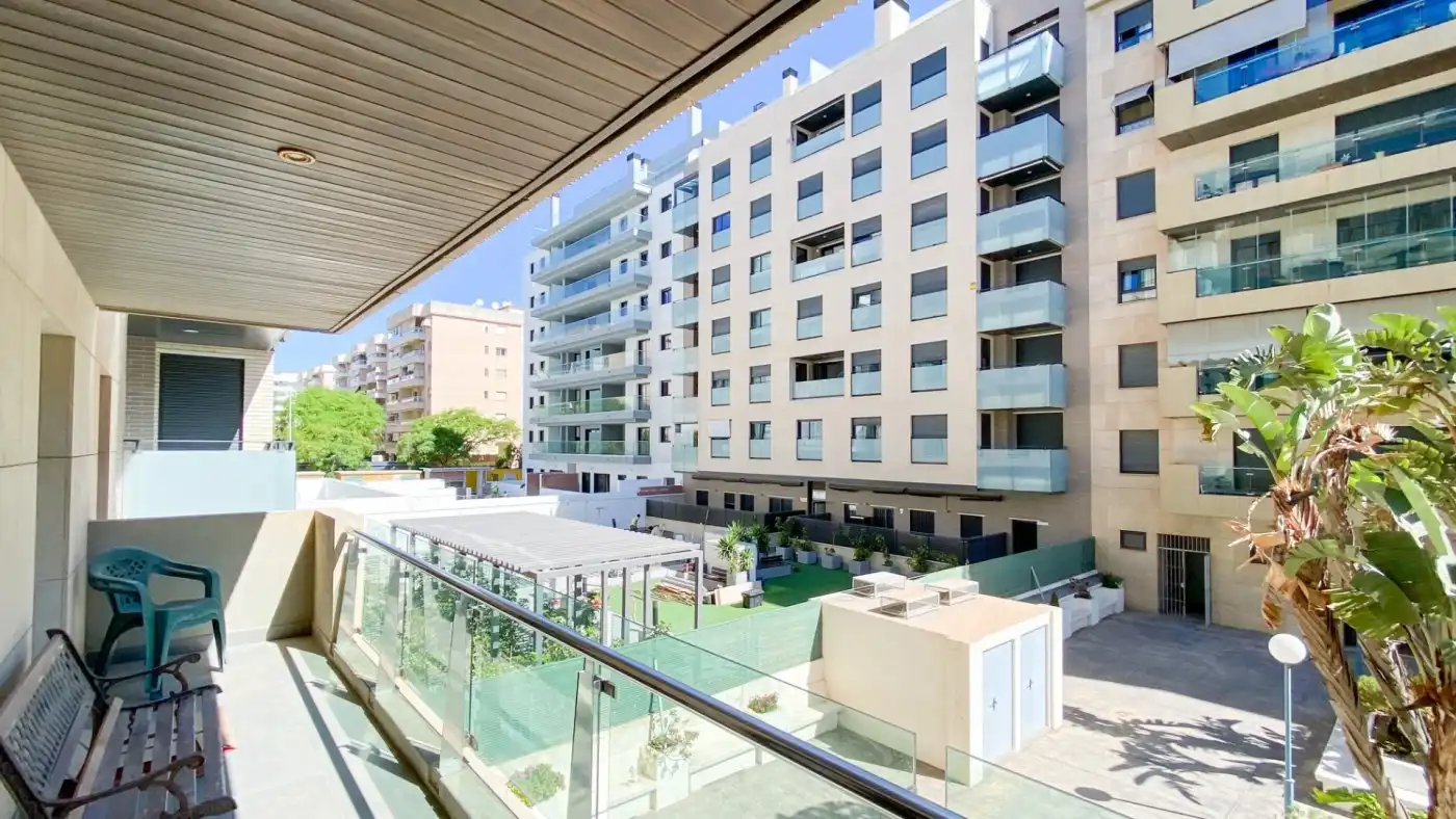Terrace of Flat for rent in Málaga  with Air Conditioner, Heating and Parquet flooring