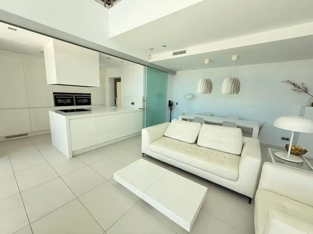 Sala de estar de Casa o chalet de alquiler en Altea con Aire acondicionado, Calefacción y Terraza