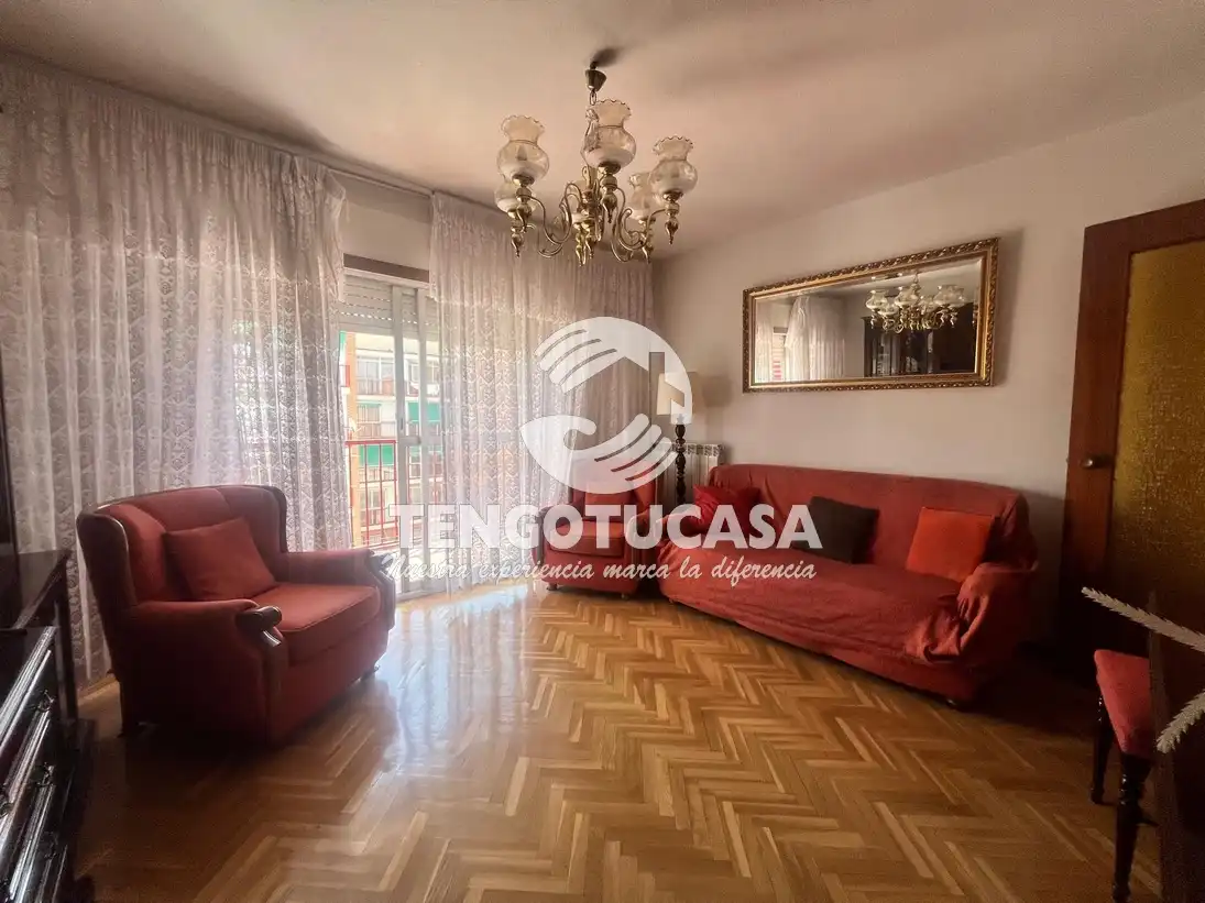 Sala de estar de Piso en venta en Madrid con Terraza, Amueblado y Horno