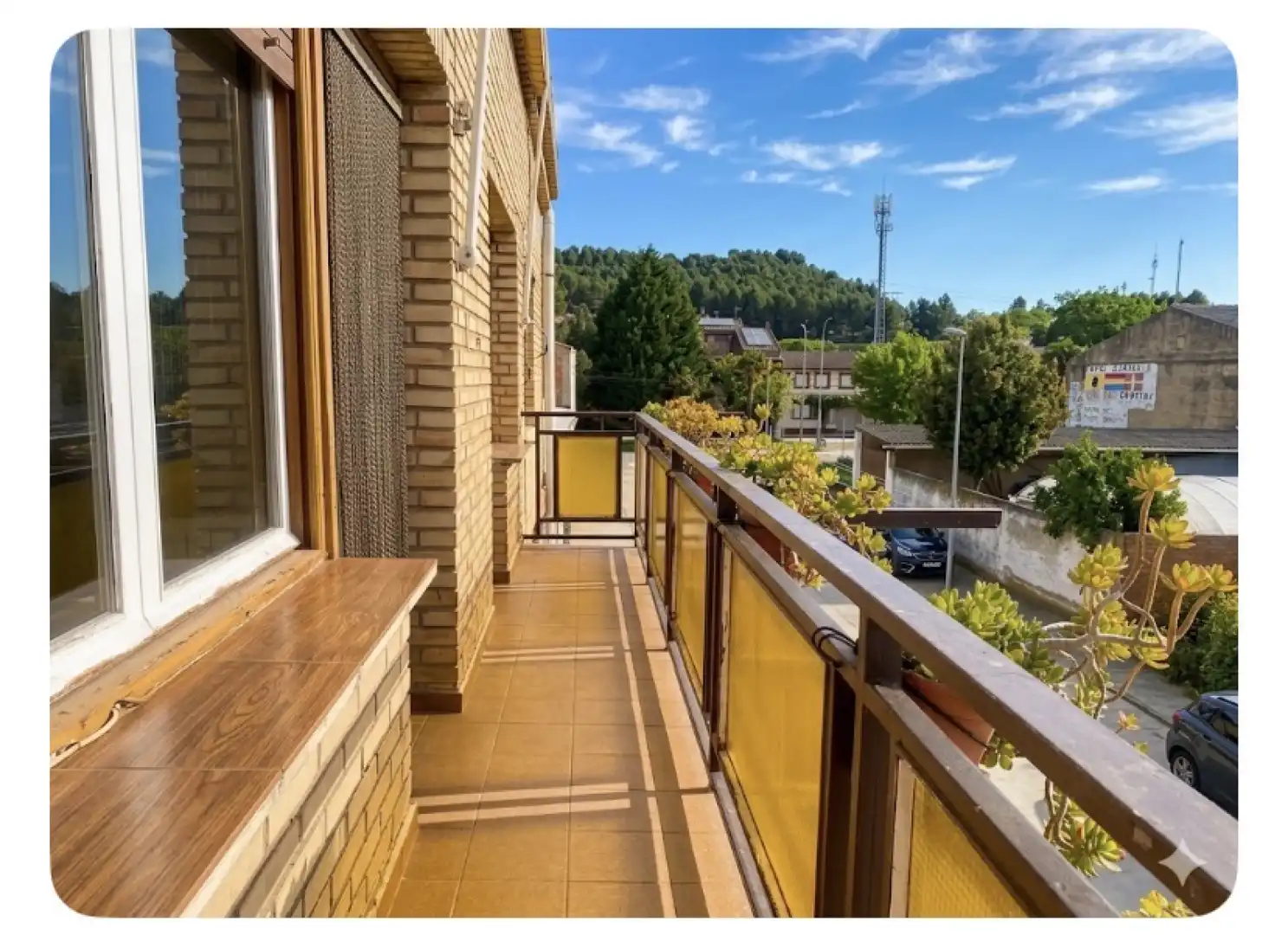 Terrasse von Wohnung zum Verkauf in Sartaguda mit Heizung, Parkett und Terrasse