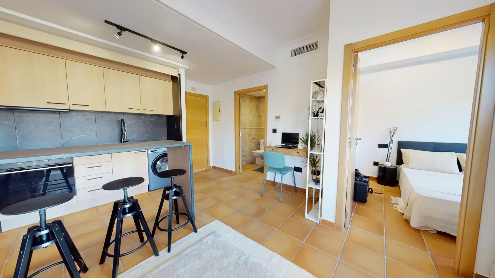 Cocina de Apartamento en venta en Archena con Piscina