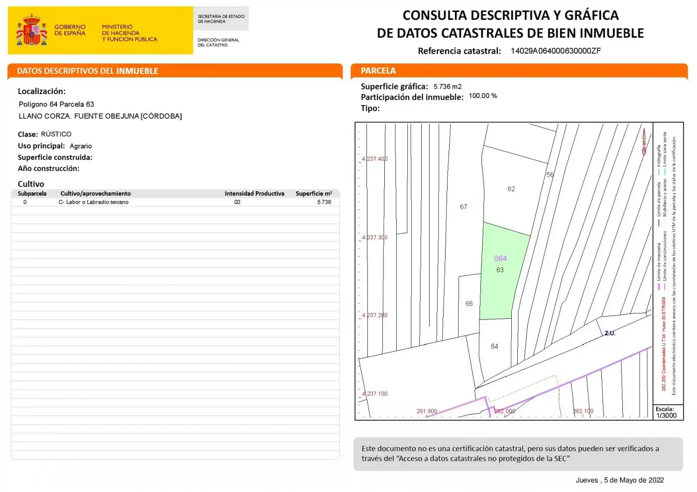 Terreny residencial en venda a Fuente Obejuna, imagen 7