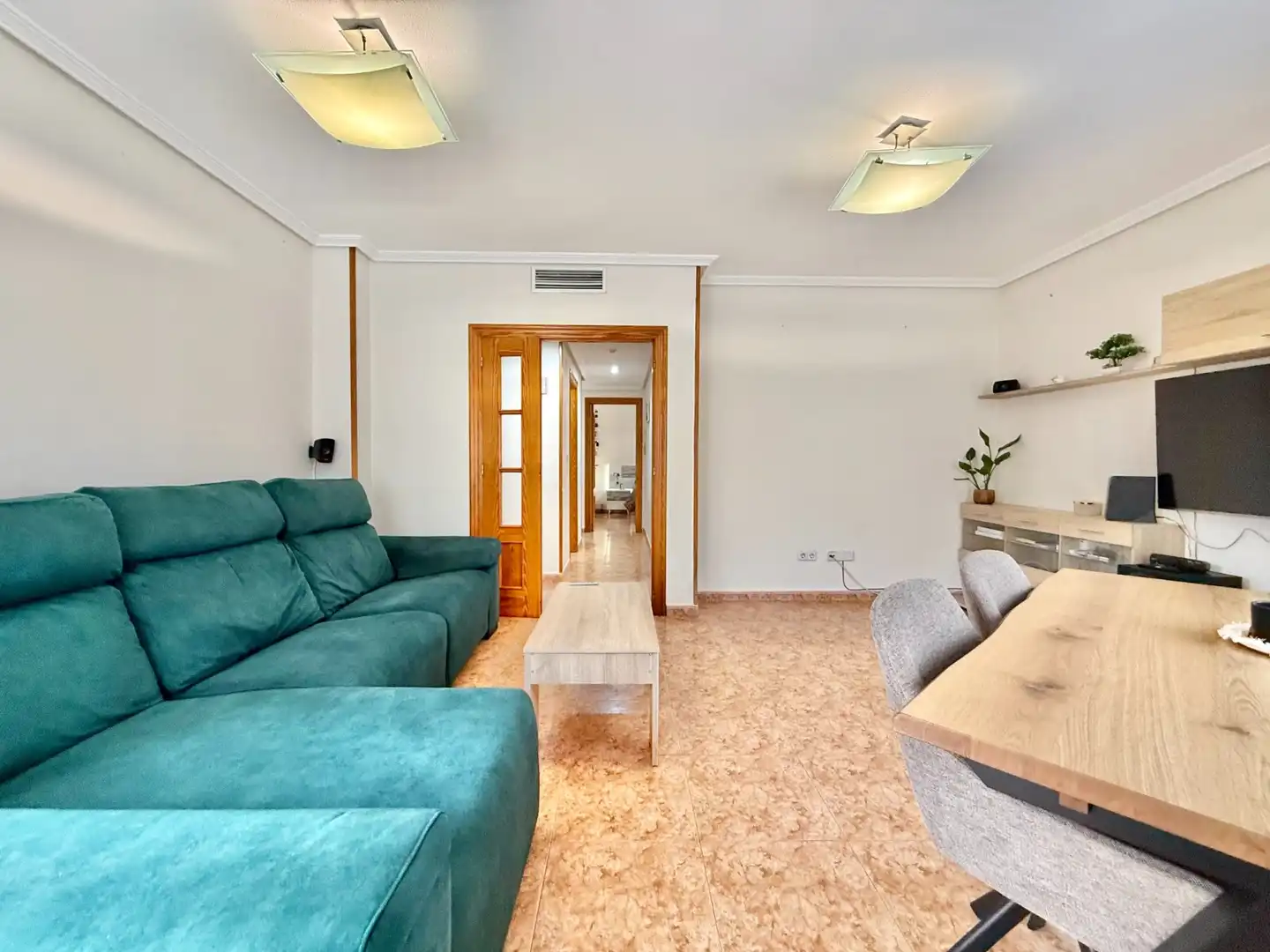 Living room of Houses for sale in San Pedro del Pinatar  with Air Conditioner, Heating and Private garden