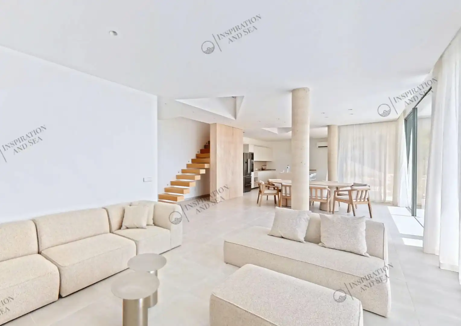 Sala d'estar de Casa o xalet de lloguer en Eivissa amb Aire condicionat, Calefacció i Jardí privat