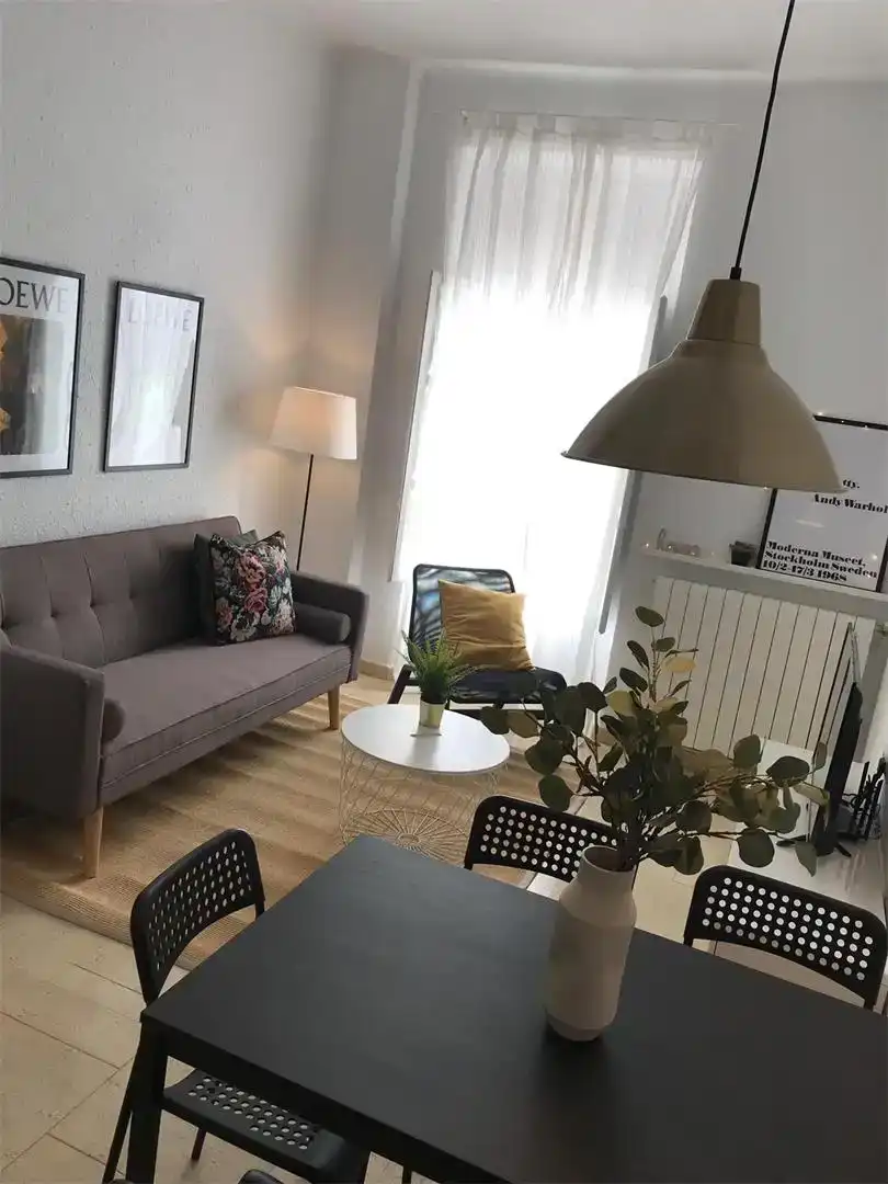 Living room of Flat for share in Eixample 