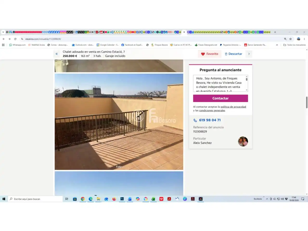 Casa adosada en venda a Camino Estació, El Poal