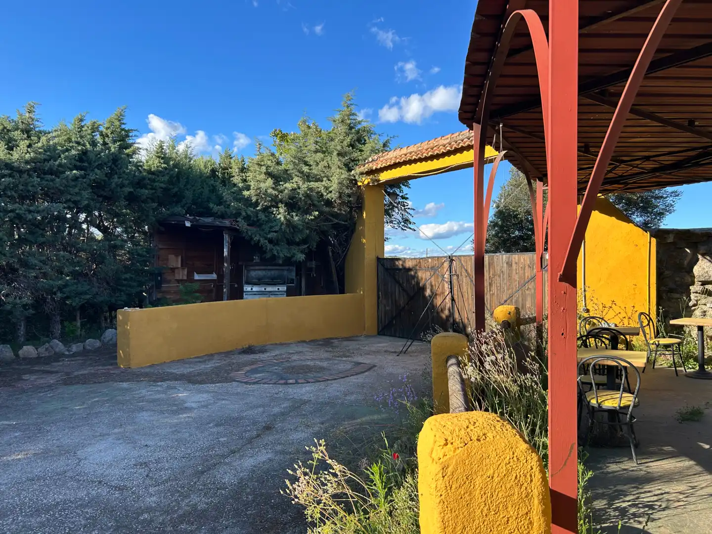 Vista exterior de Finca rústica en venta en Navas del Rey con Calefacción, Jardín privado y Terraza