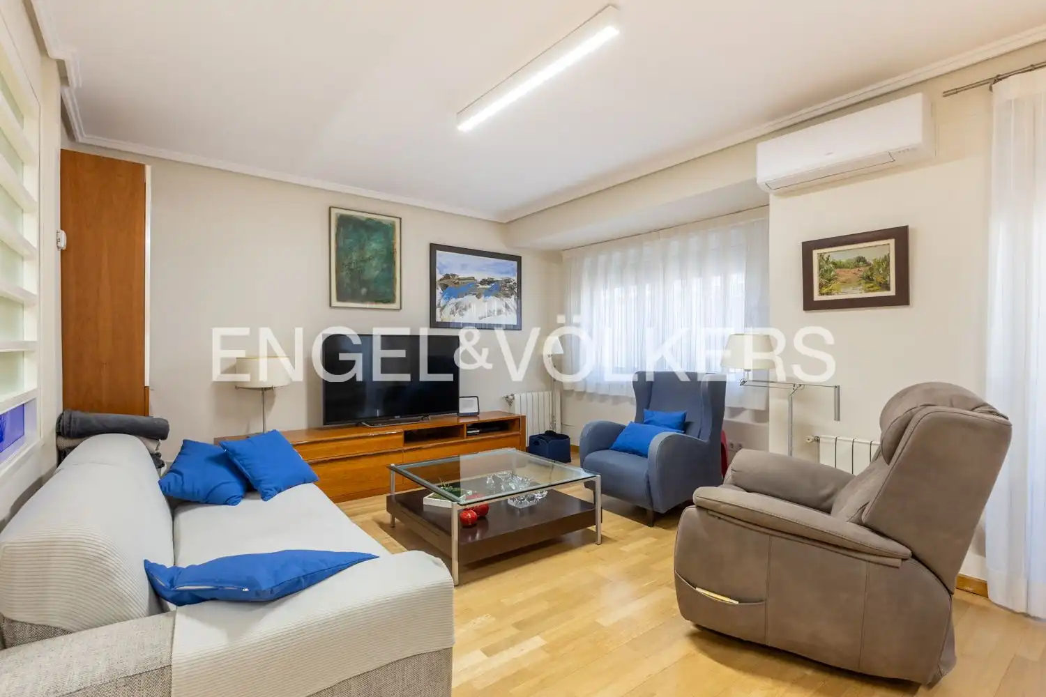 Sala d'estar de Pis en venda en  Valencia Capital amb Aire condicionat, Calefacció i Balcó