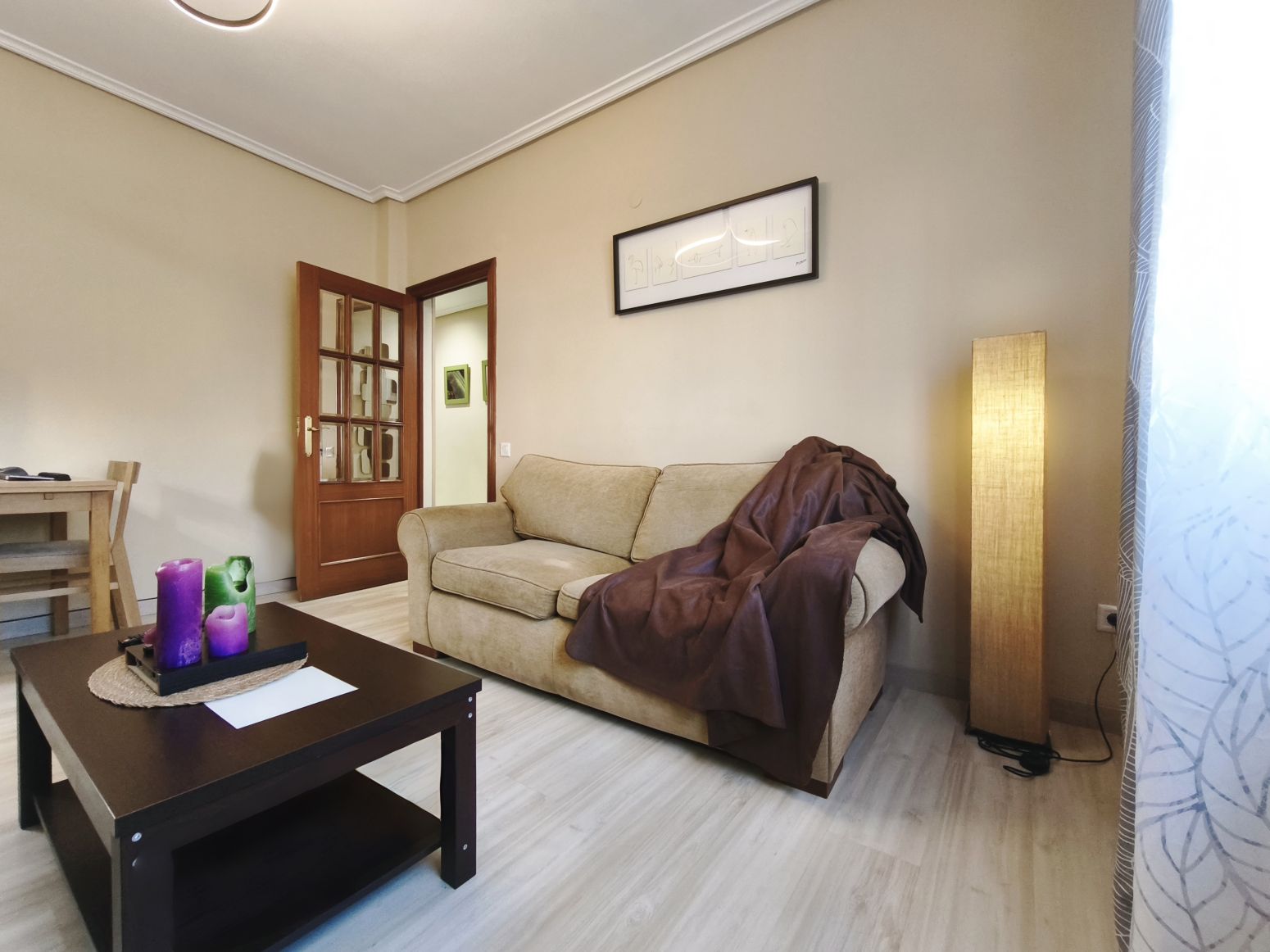 Living room of Flat for sale in  Logroño  with Heating, Parquet flooring and Terrace