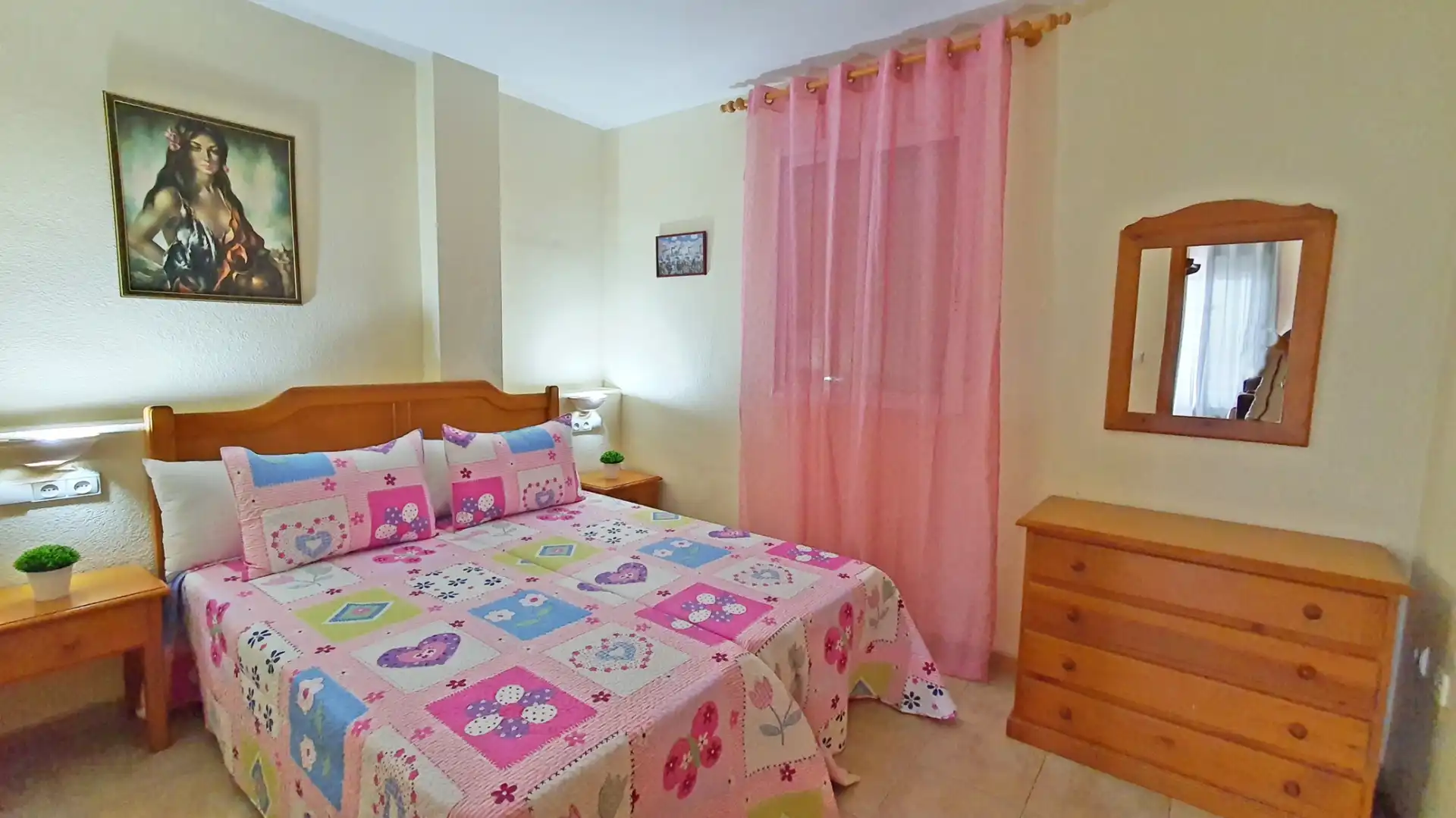 Habitación de Apartamento de alquiler en Xeraco con Aire acondicionado, Calefacción y Terraza