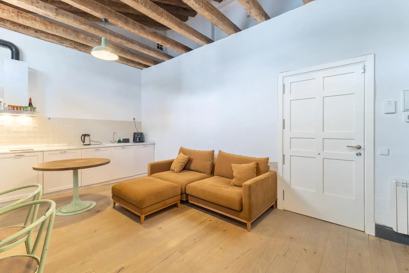 Wohnzimmer von Wohnungen zur Miete in Madrid mit Klimaanlage, Heizung und Möbliert