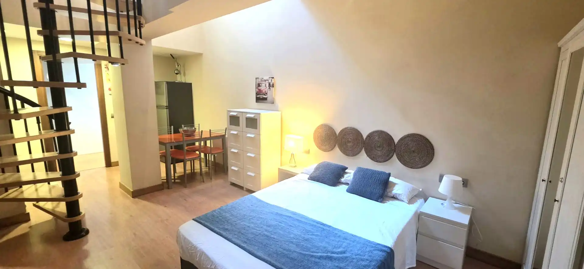 Habitación de Dúplex de alquiler en Barcelona con Aire acondicionado, Calefacción y Terraza