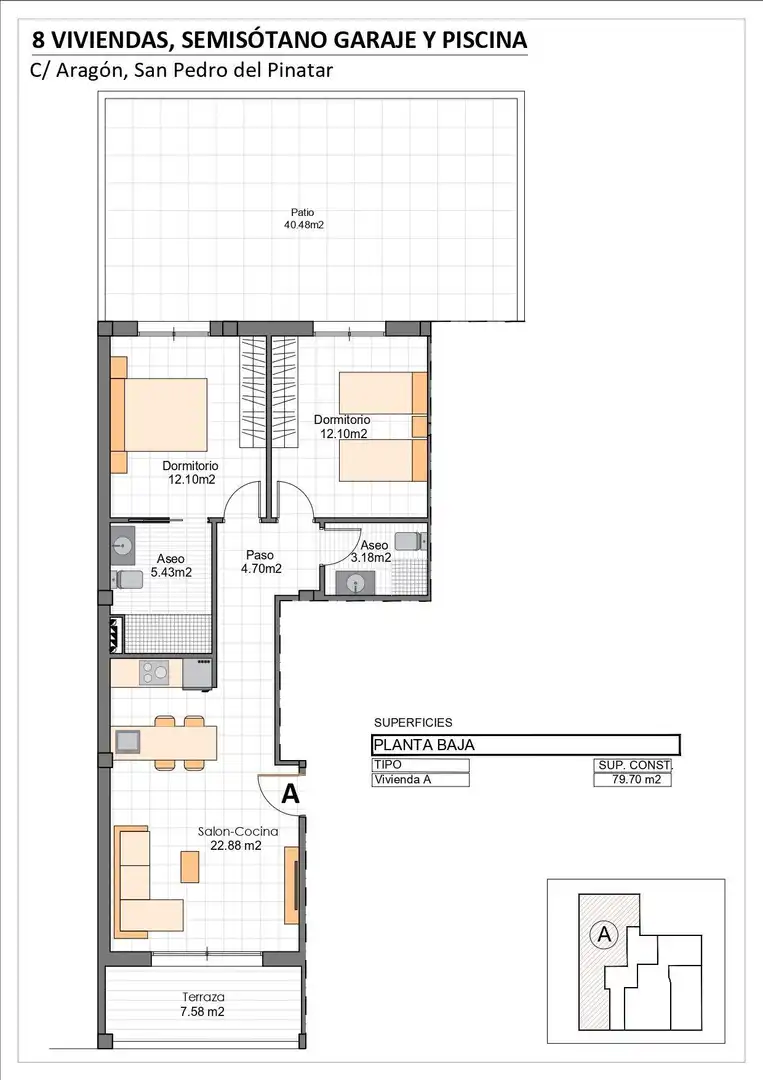 Apartments for sale in San Pedro del Pinatar  with Air Conditioner, Terrace and Balcony