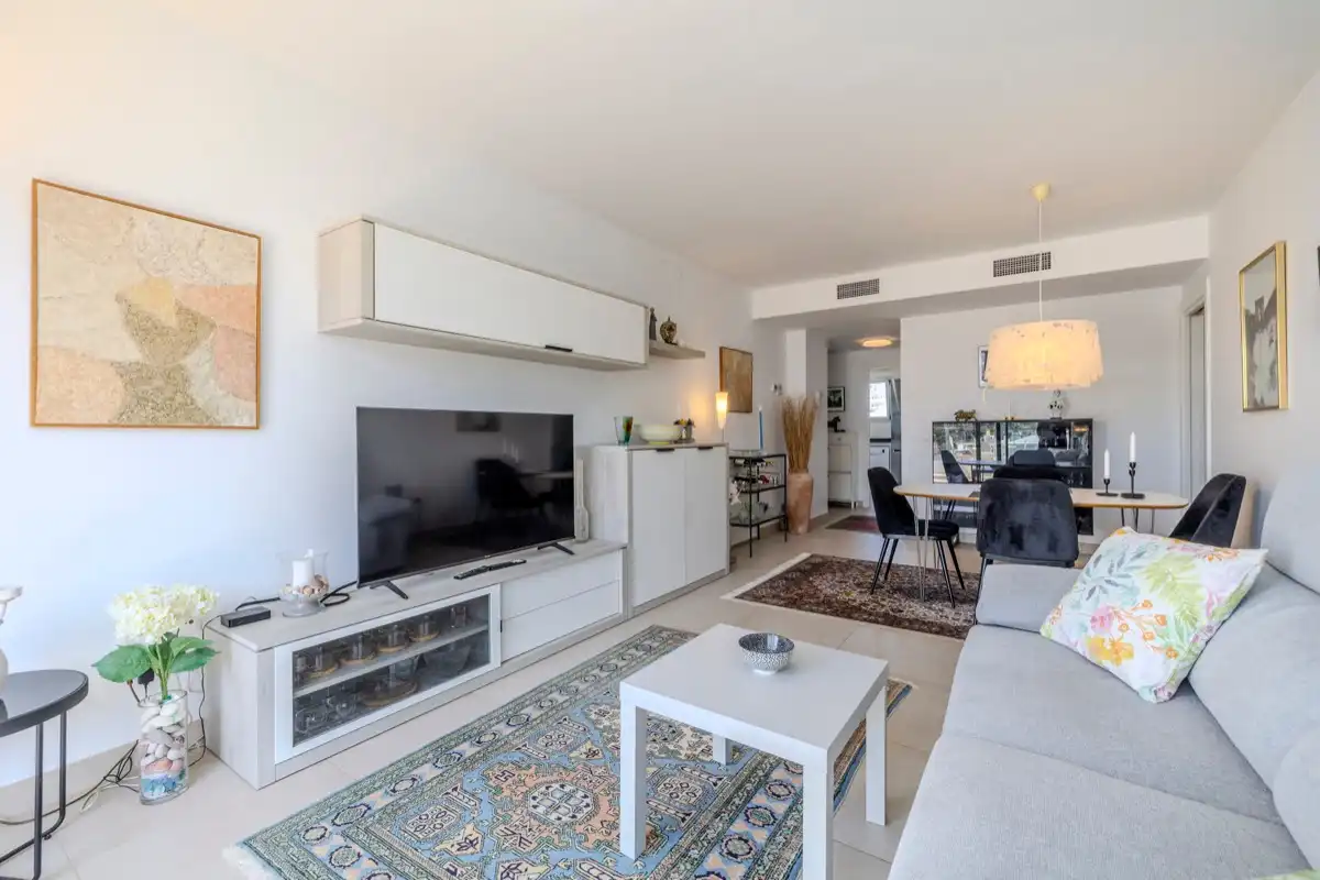 Wohnzimmer von Dachboden zum Verkauf in Dénia mit Klimaanlage, Heizung und Terrasse