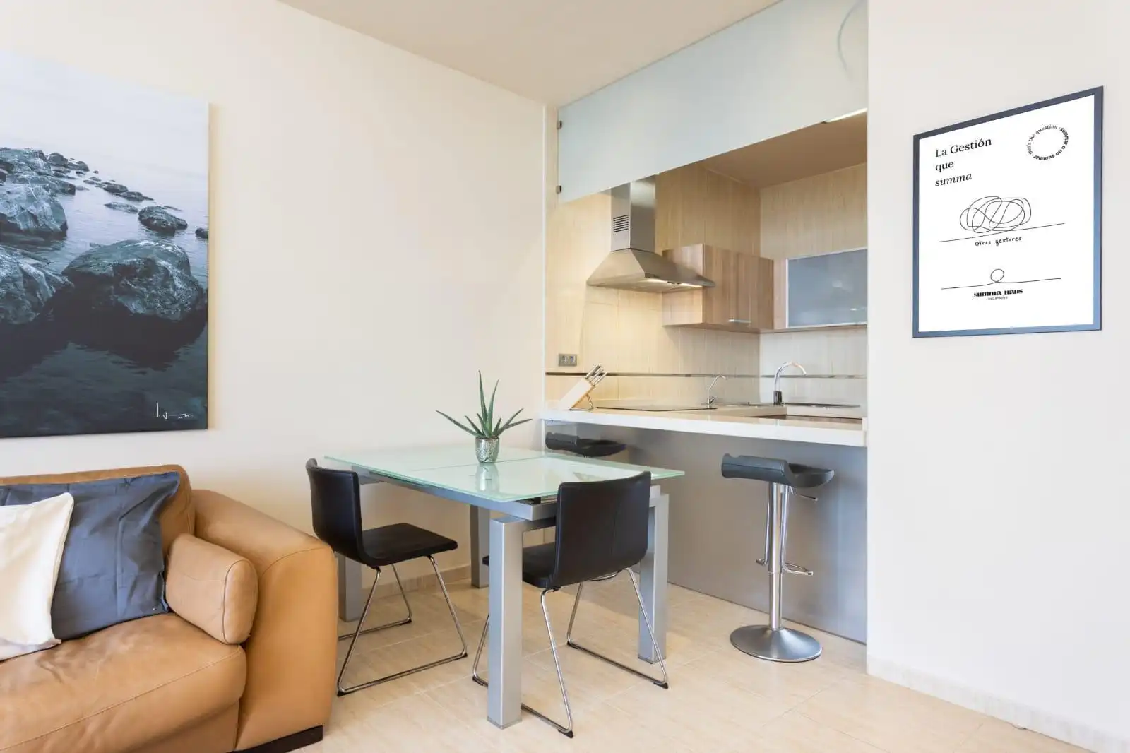 Cocina de Apartamento de alquiler en La Matanza de Acentejo