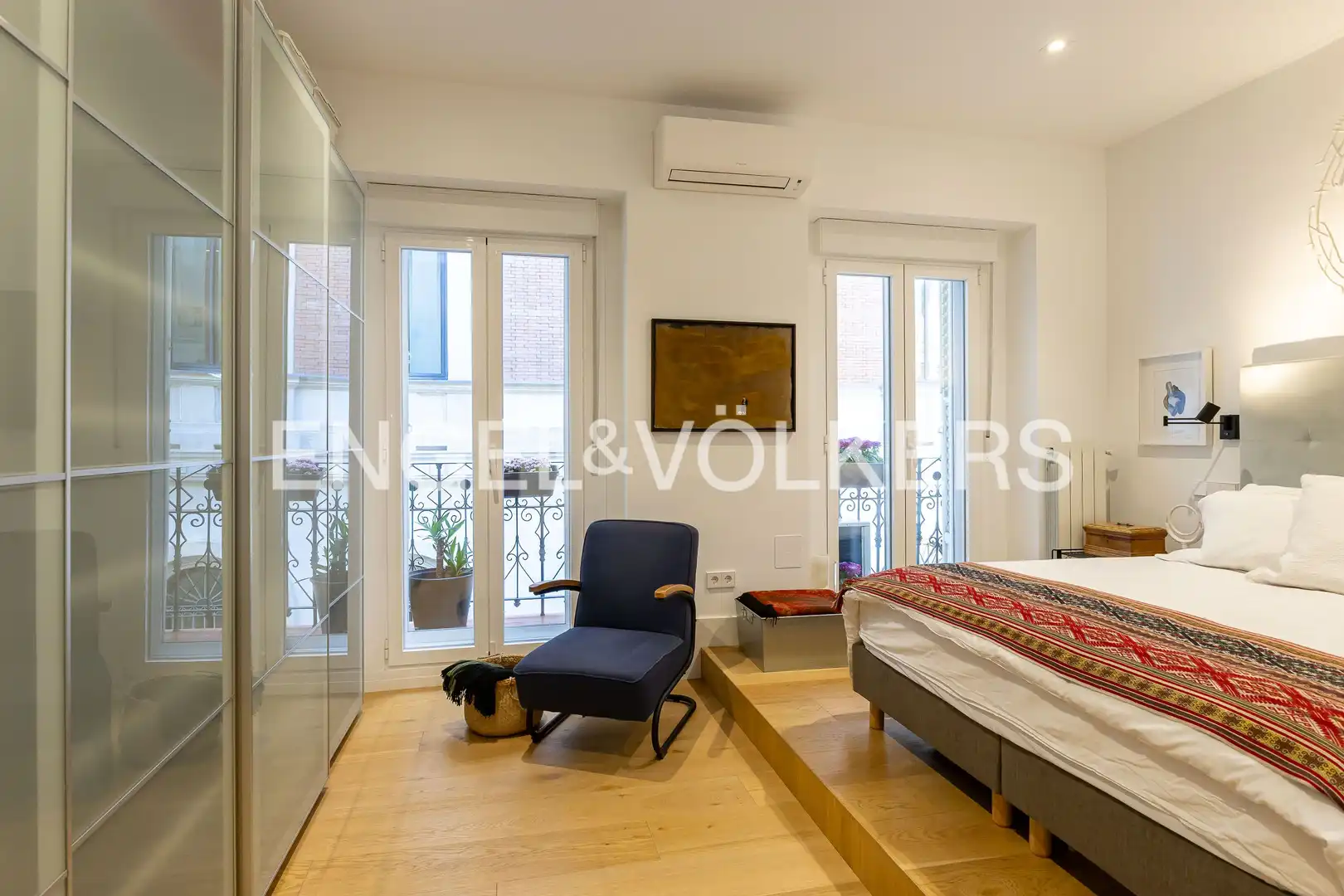 Schlafzimmer von Wohnung zum Verkauf in Madrid mit Klimaanlage, Heizung und Abstellraum
