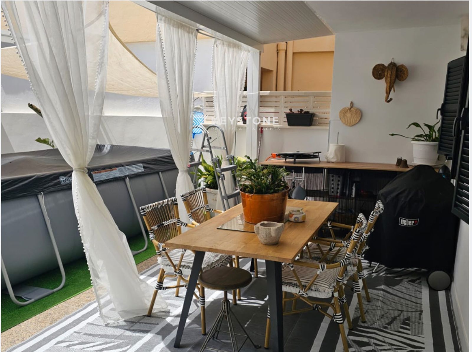 Terrassa de Casa o xalet en venda en  Palma de Mallorca amb Aire condicionat i Moblat