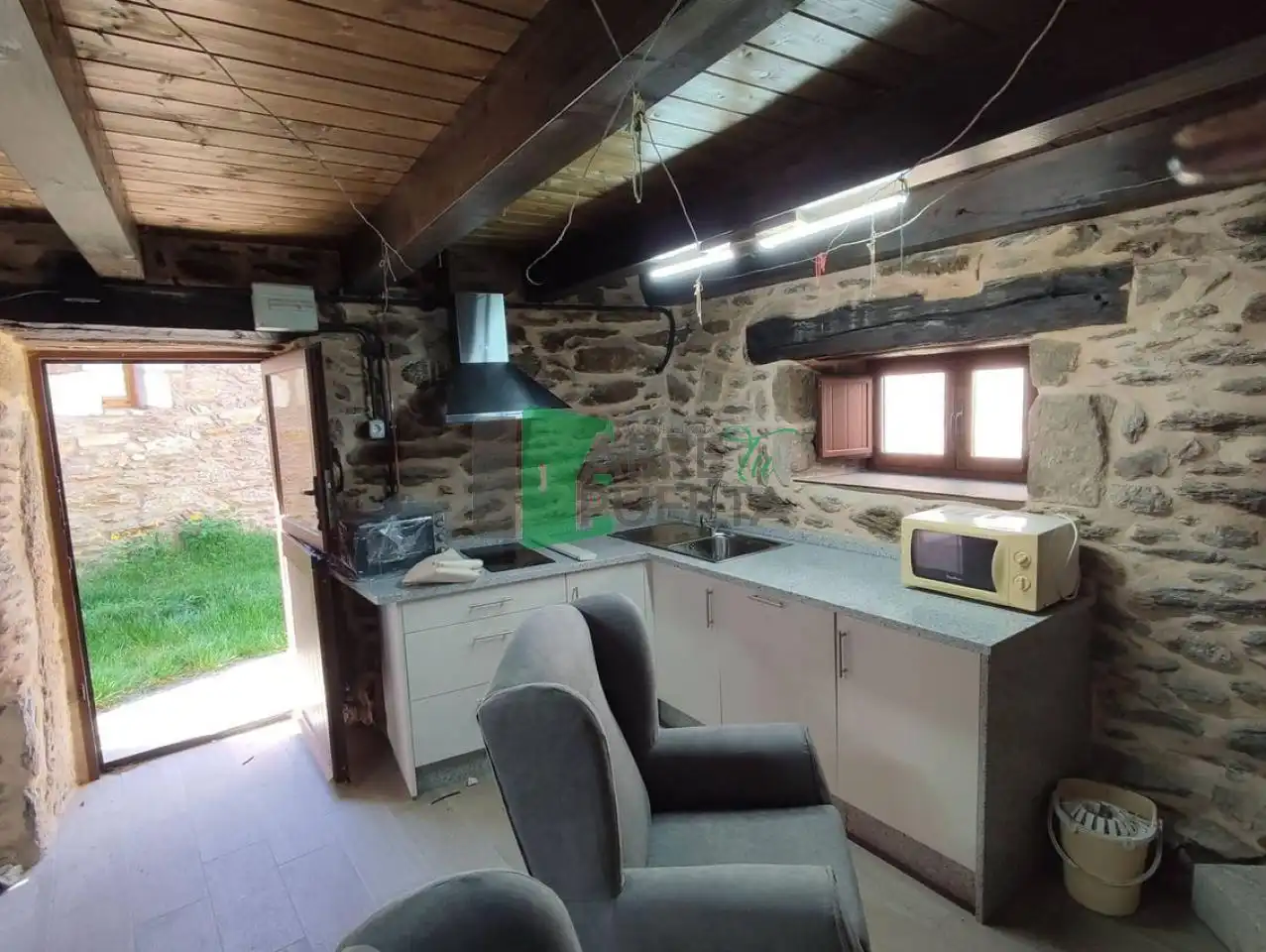 Kitchen of Country homes for sale in A Veiga   with Heating and Private garden