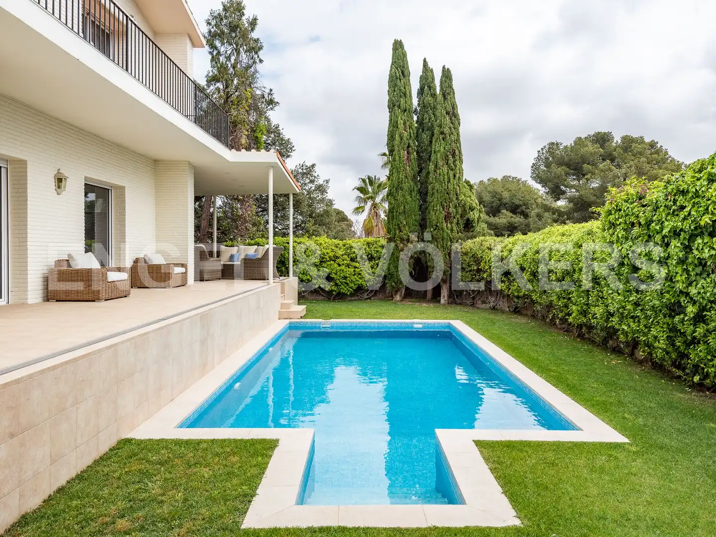Piscina de Casa o xalet de lloguer en Barcelona amb Aire condicionat, Calefacció i Jardí privat