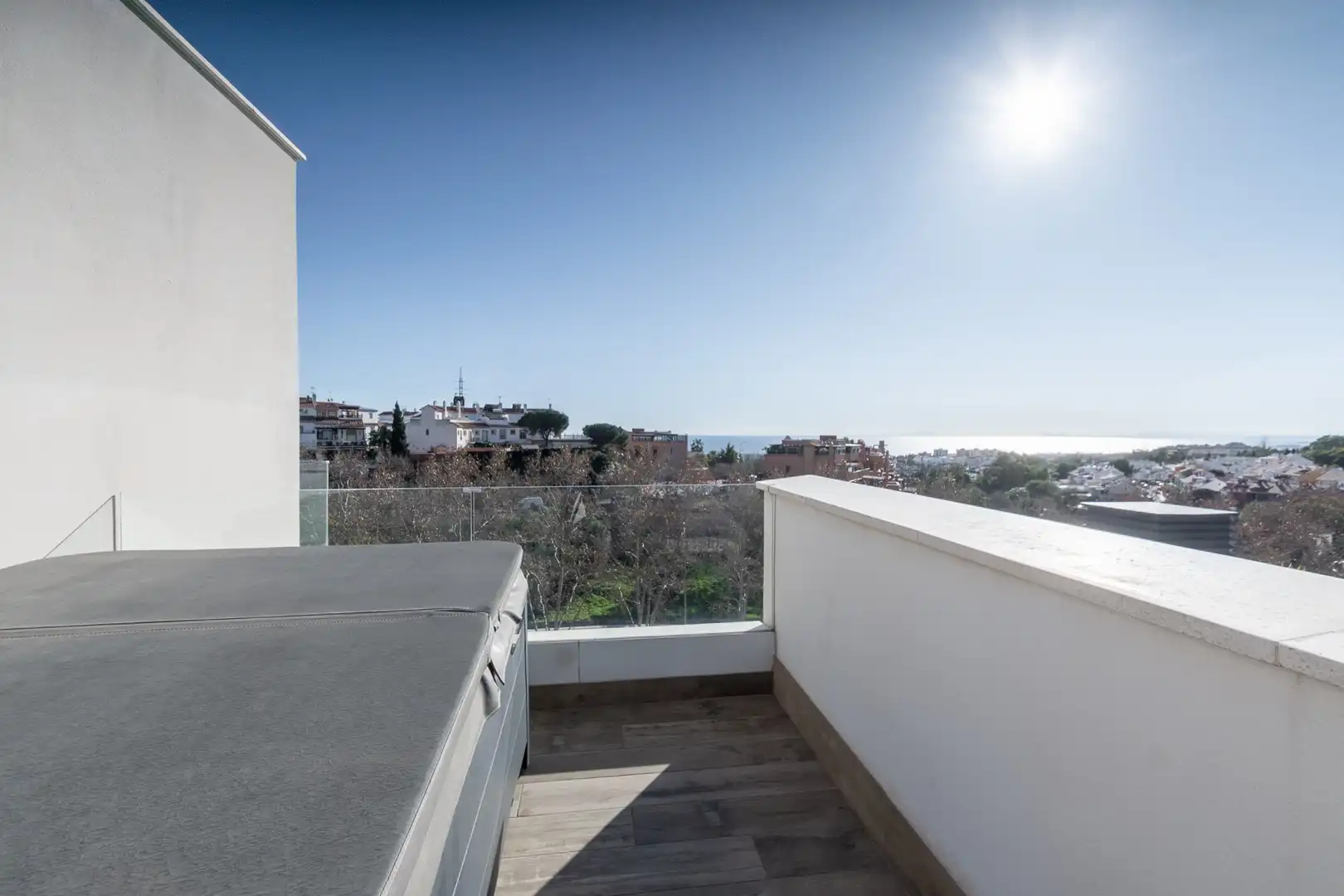 Terrace of Attic for rent in Marbella  with Air Conditioner, Heating and Terrace