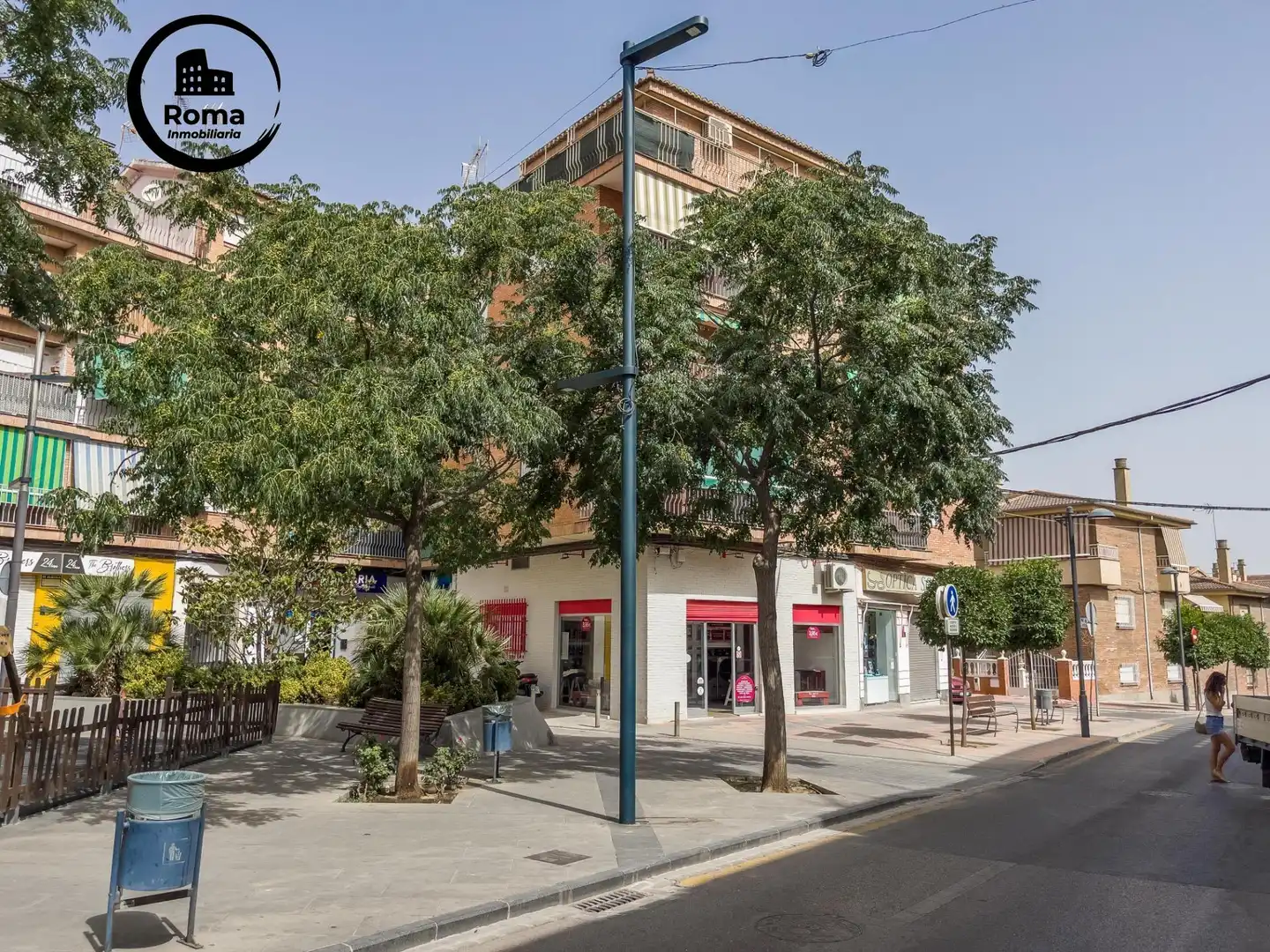 Exterior view of Flat for sale in Armilla  with Air Conditioner, Terrace and Balcony