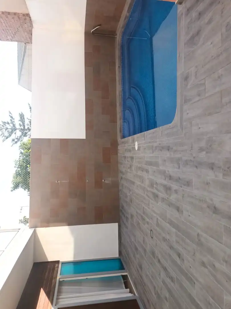 Schwimmbecken von Wohnung zum Verkauf in Fuente Álamo de Murcia mit Klimaanlage, Heizung und Privatgarten