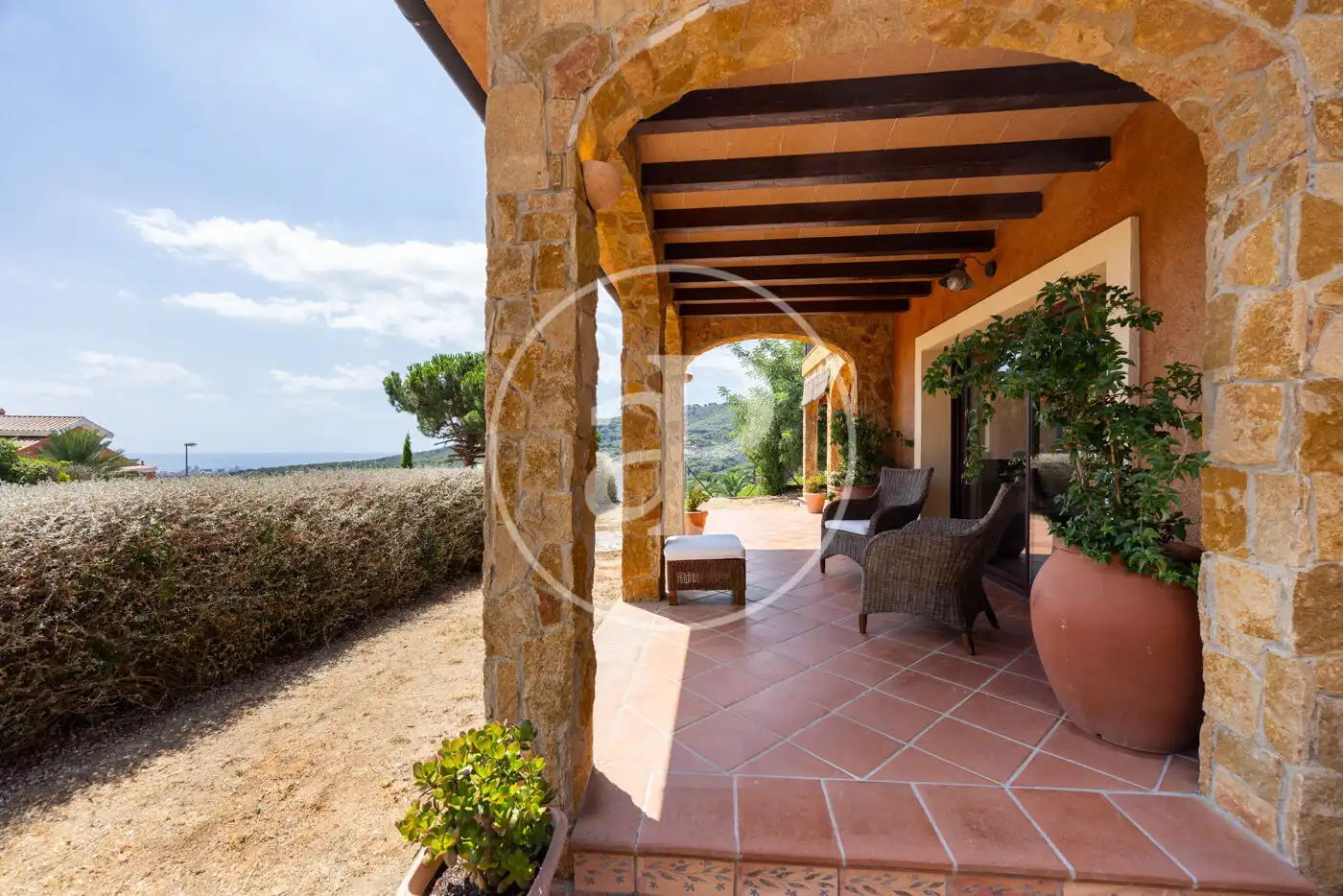 Terrassa de Casa o xalet en venda en Argentona amb Aire condicionat, Calefacció i Jardí privat