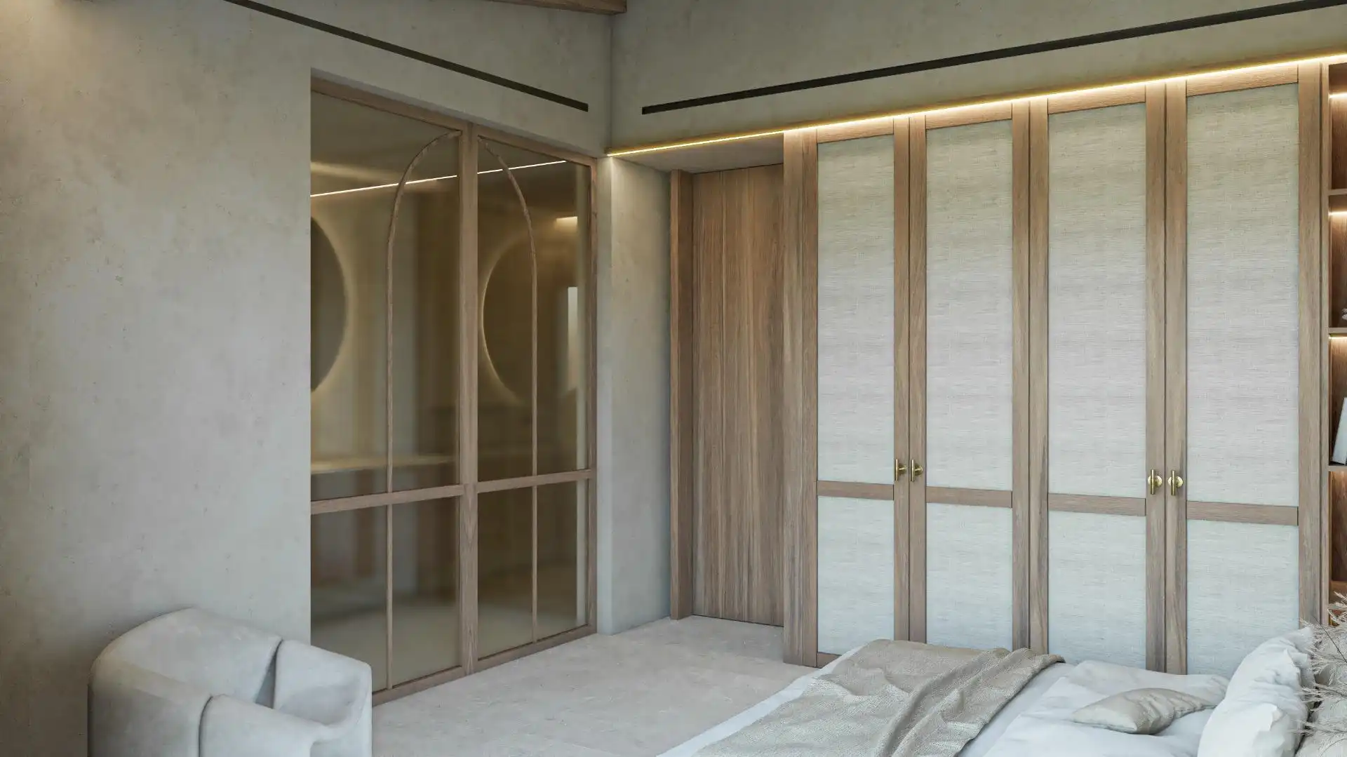 Schlafzimmer von Country house zum Verkauf in Artà mit Klimaanlage, Heizung und Privatgarten