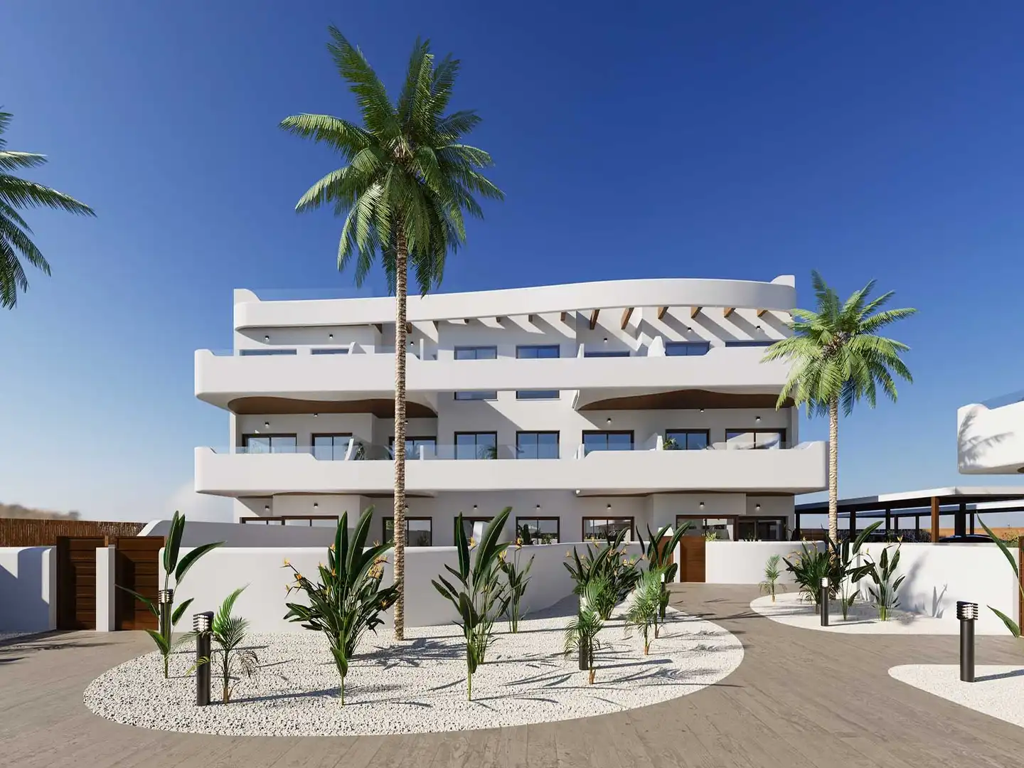 Vista exterior de Apartament en venda en Los Alcázares amb Piscina comunitària