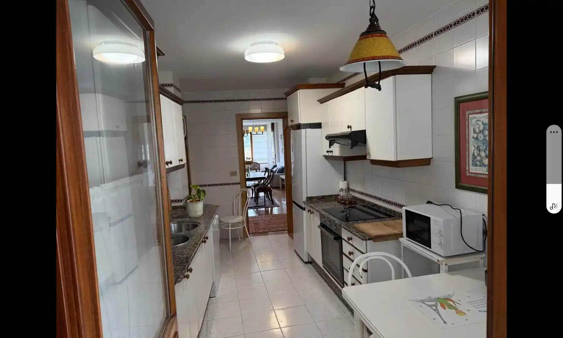 Kitchen of Flat for rent in Viveiro  with Parquet flooring and Furnished