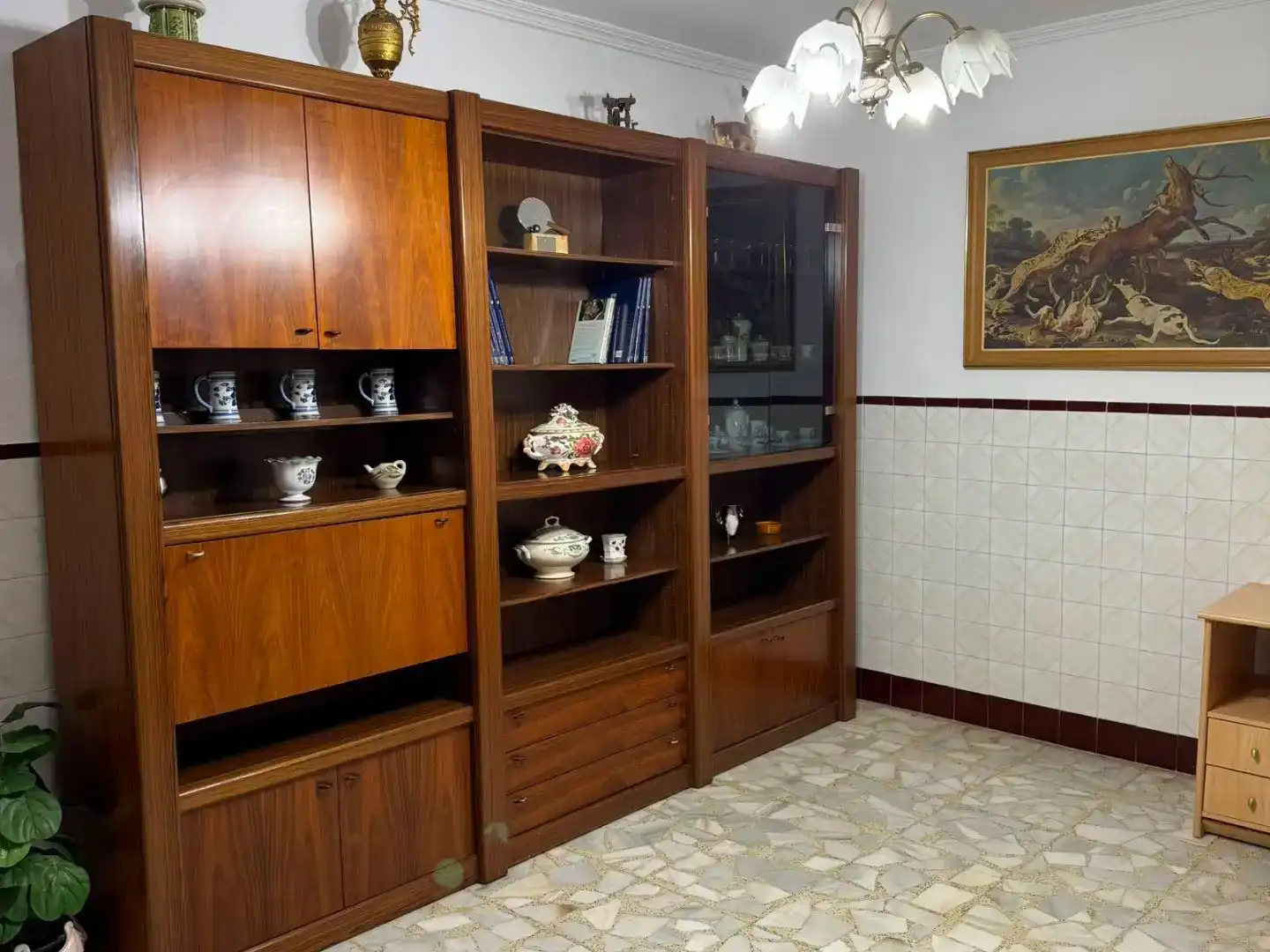 Wohnzimmer von Erdgeschoss zur Miete in Belmez mit Klimaanlage, Abstellraum und Möbliert