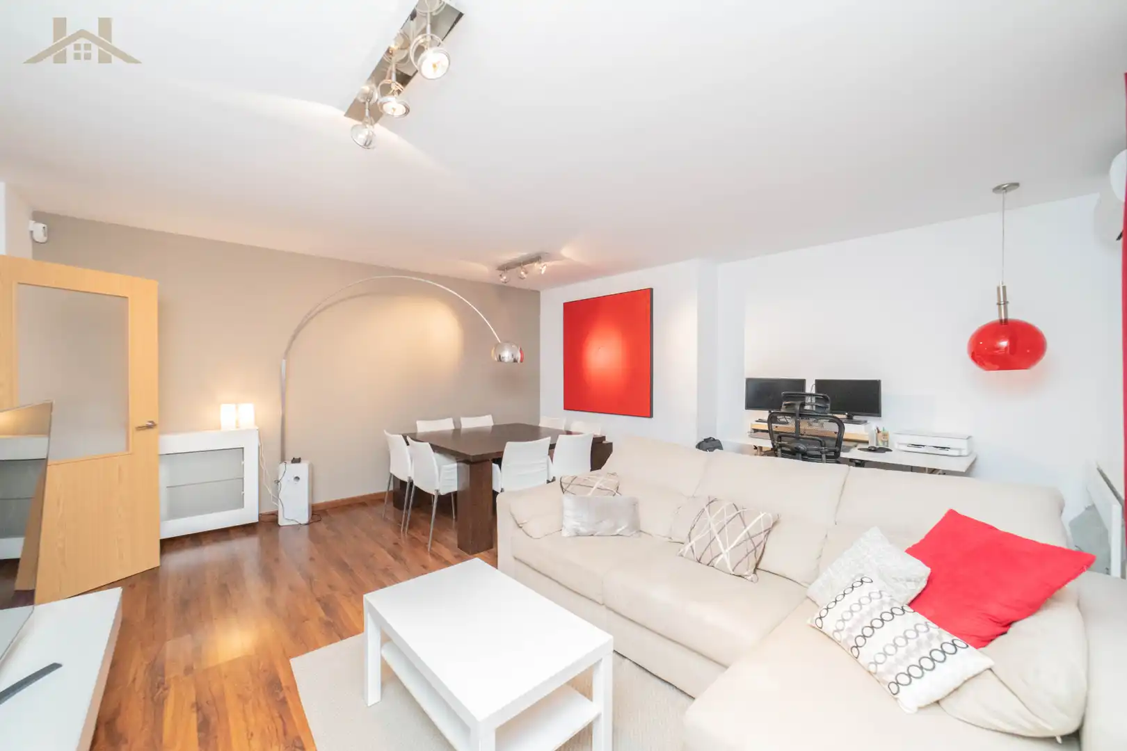 Living room of Flat for sale in Arroyomolinos (Madrid)  with Air Conditioner, Heating and Private garden