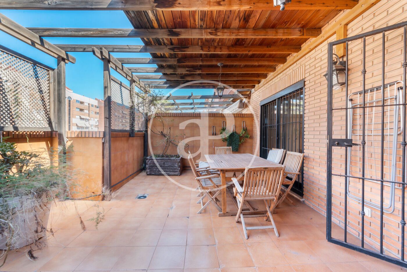 Terrasse von Wohnung zur Miete in  Valencia Capital mit Klimaanlage, Heizung und Terrasse