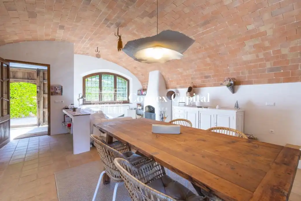 Küche von Haus oder Chalet zur Miete in Vilopriu mit Klimaanlage, Heizung und Privatgarten
