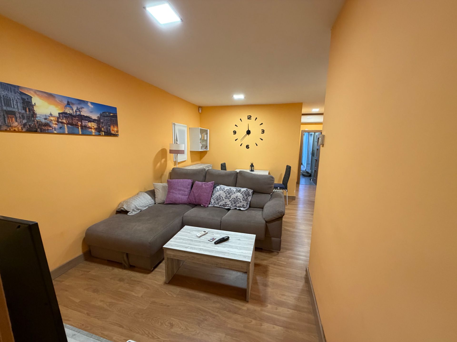 Living room of Planta baja for sale in La Llagosta  with Air Conditioner and Parquet flooring