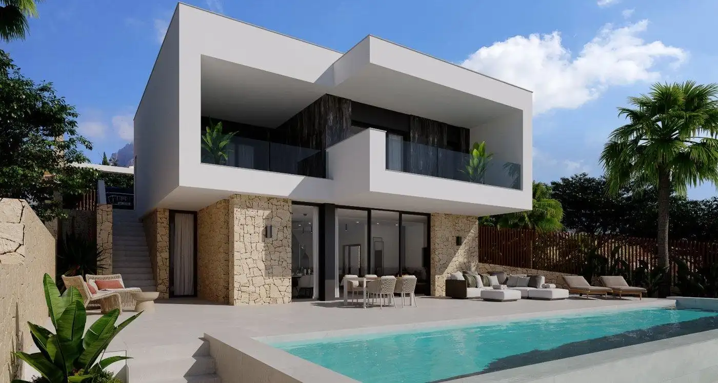 Detached house with pool for sale in Finestrat Pueblo