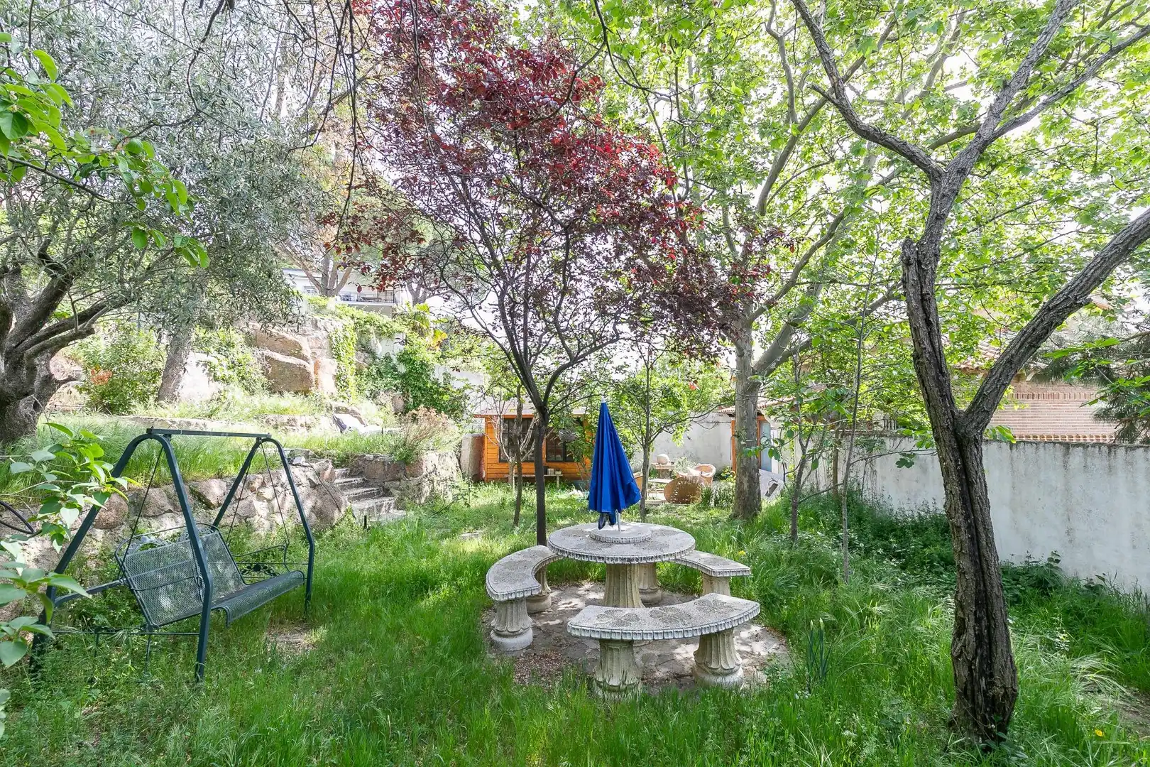 Jardí de Casa o xalet en venda en Manzanares El Real amb Calefacció i Terrassa